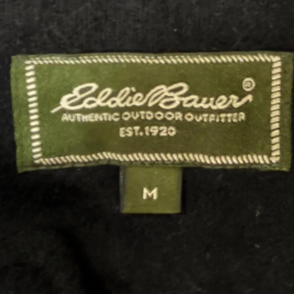 Vintage 1990's Eddie Bauer Men's Size Med. Wool-blend Hooded Duffle Coat - EUC - Picture 4 of 14